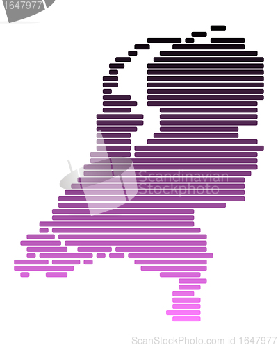 Image of Map of Netherlands