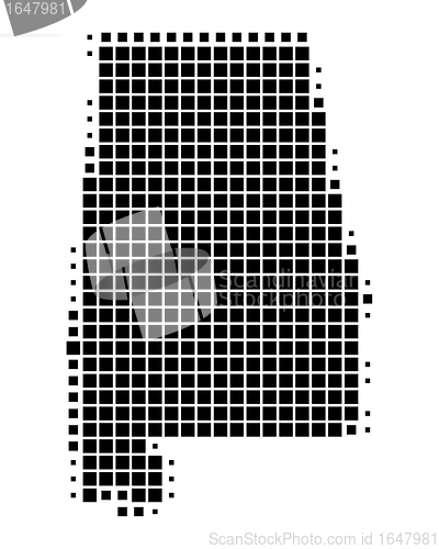 Image of Map of Alabama