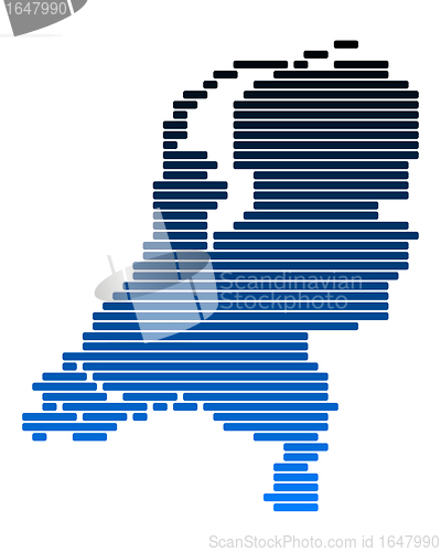 Image of Map of Netherlands