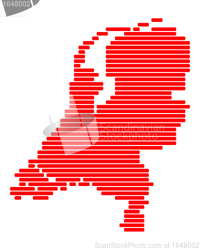 Image of Map of Netherlands