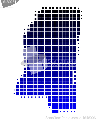 Image of Map of Mississippi