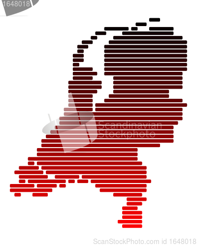 Image of Map of Netherlands