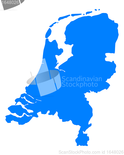 Image of Map of the Netherlands