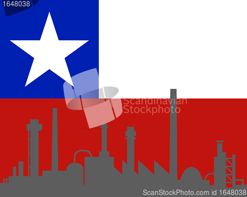 Image of Industry and flag of Chile