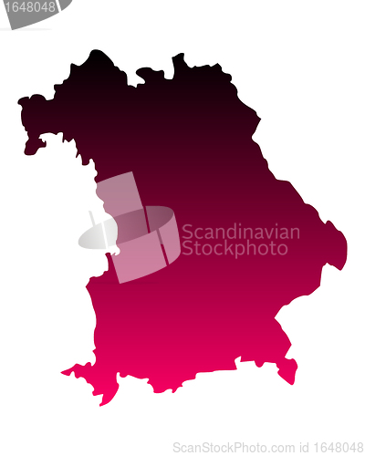 Image of Map of Bavaria