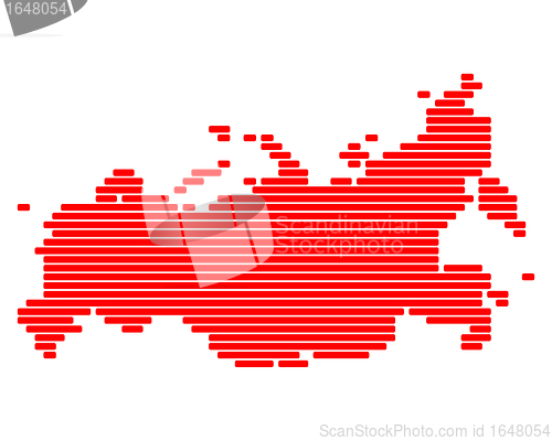 Image of Map of Russia