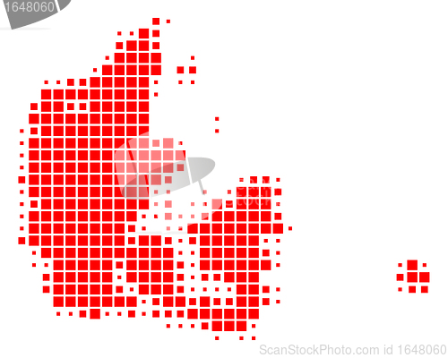 Image of Map of Denmark