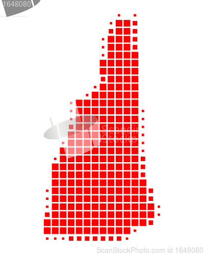 Image of Map of New Hampshire