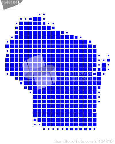 Image of Map of Wisconsin