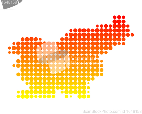 Image of Map of Slovenia