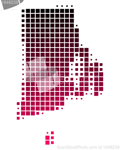 Image of Map of Rhode Island