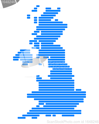 Image of Map of Great Britain