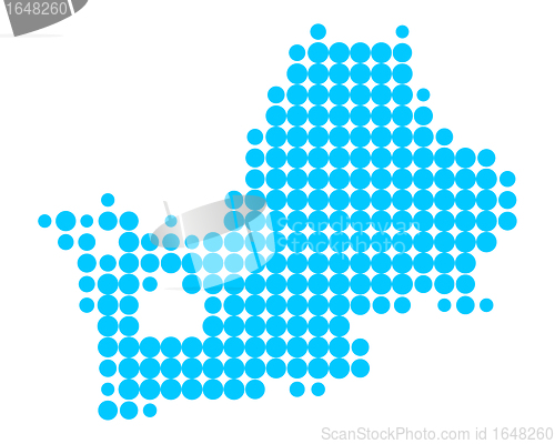 Image of Map of Lake Chiemsee