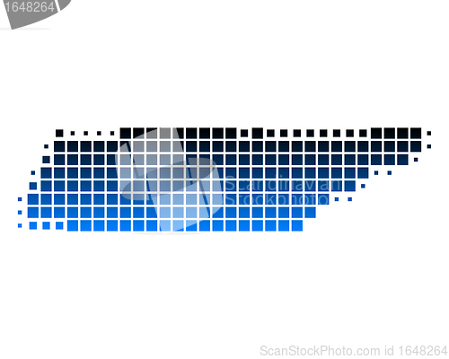 Image of Map of Tennessee
