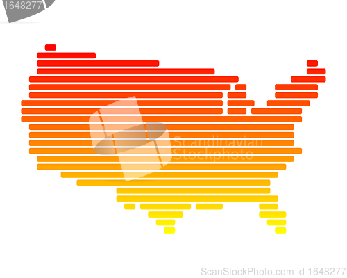 Image of Map of USA