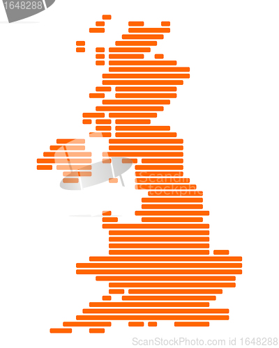 Image of Map of Great Britain