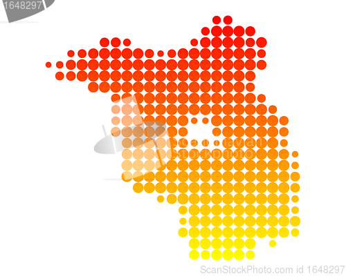Image of Map of Brandenburg