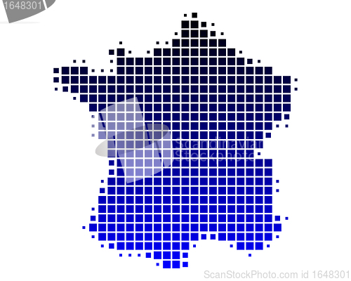 Image of Map of France