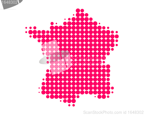 Image of Map of France