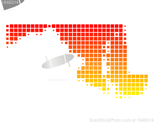 Image of Map of Maryland