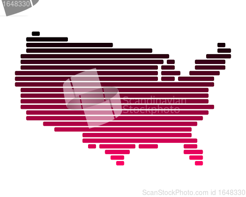 Image of Map of USA