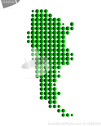 Image of Map of Argentina