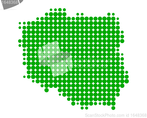 Image of Map of Poland