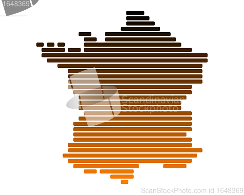 Image of Map of France