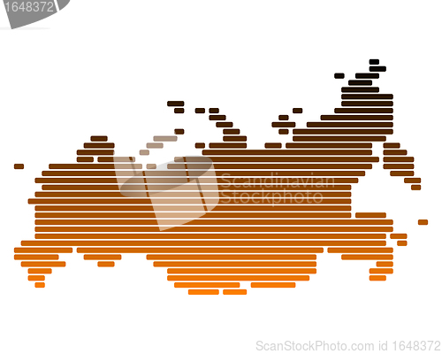 Image of Map of Russia