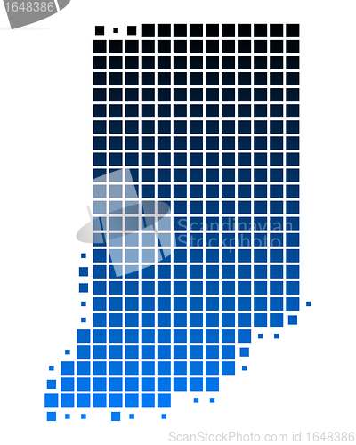 Image of Map of Indiana