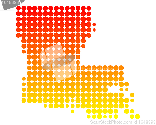 Image of Map of Louisiana