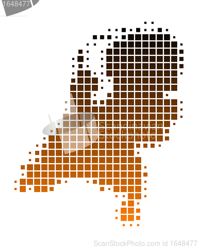 Image of Map of the Netherlands