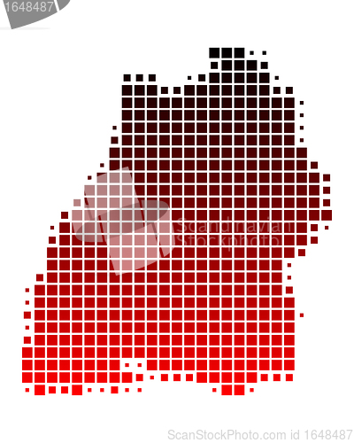Image of Map of Baden-Wuerttemberg