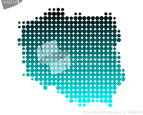 Image of Map of Poland