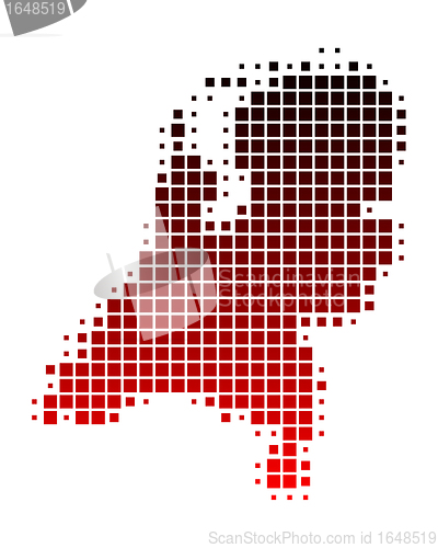 Image of Map of the Netherlands