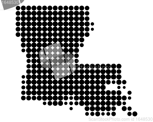 Image of Map of Louisiana