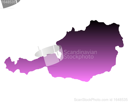 Image of Map of Austria
