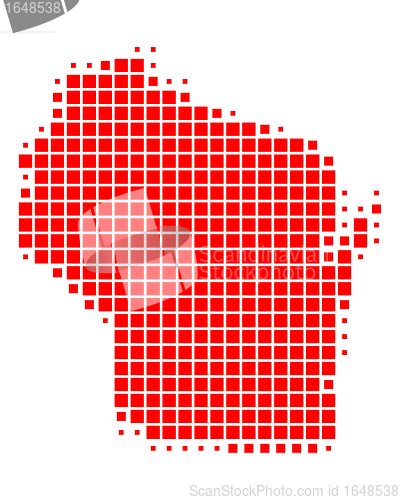Image of Map of Wisconsin