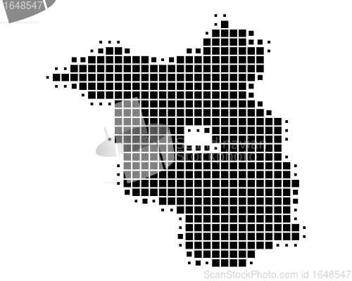 Image of Map of Brandenburg