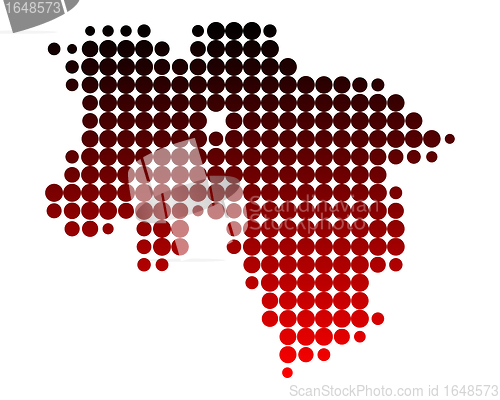 Image of Map of Lower Saxony