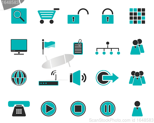 Image of Web icons
