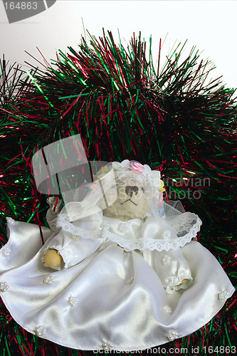 Image of christmas bride teddy