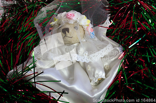 Image of christmas bride teddy