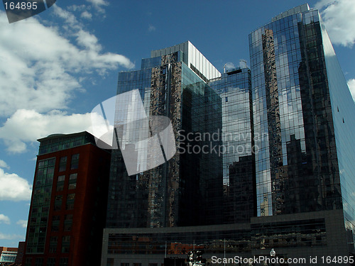 Image of Boston Waterfront Reflections