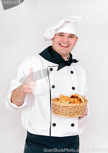 Image of chef with buns