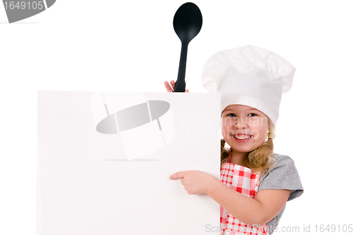 Image of girl in chef's hat