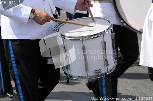 Image of Marching drummer