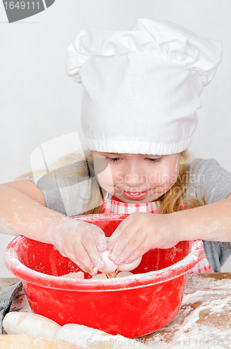 Image of girl in chef's hat