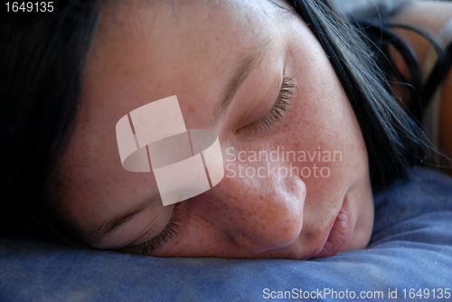 Image of sleeping girl