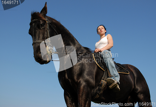 Image of riding girl